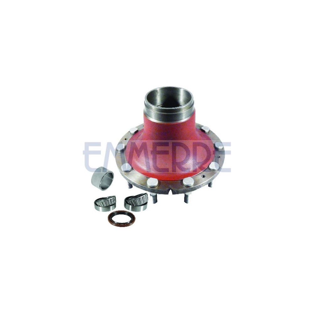 930989 - Front Wheel Hub With Bearings And Bolts