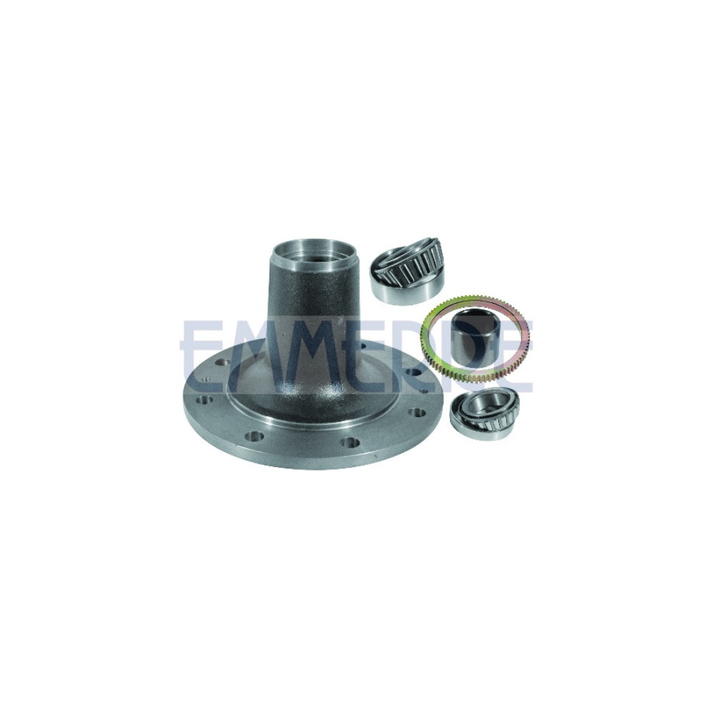 Front Wheel Hub With Bearings And Abs