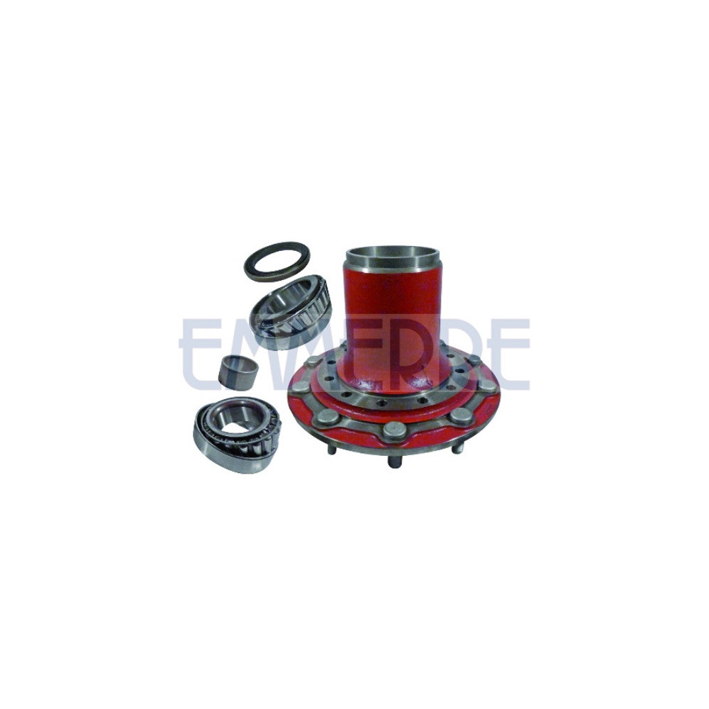 Front Wheel Hub With Bearings And