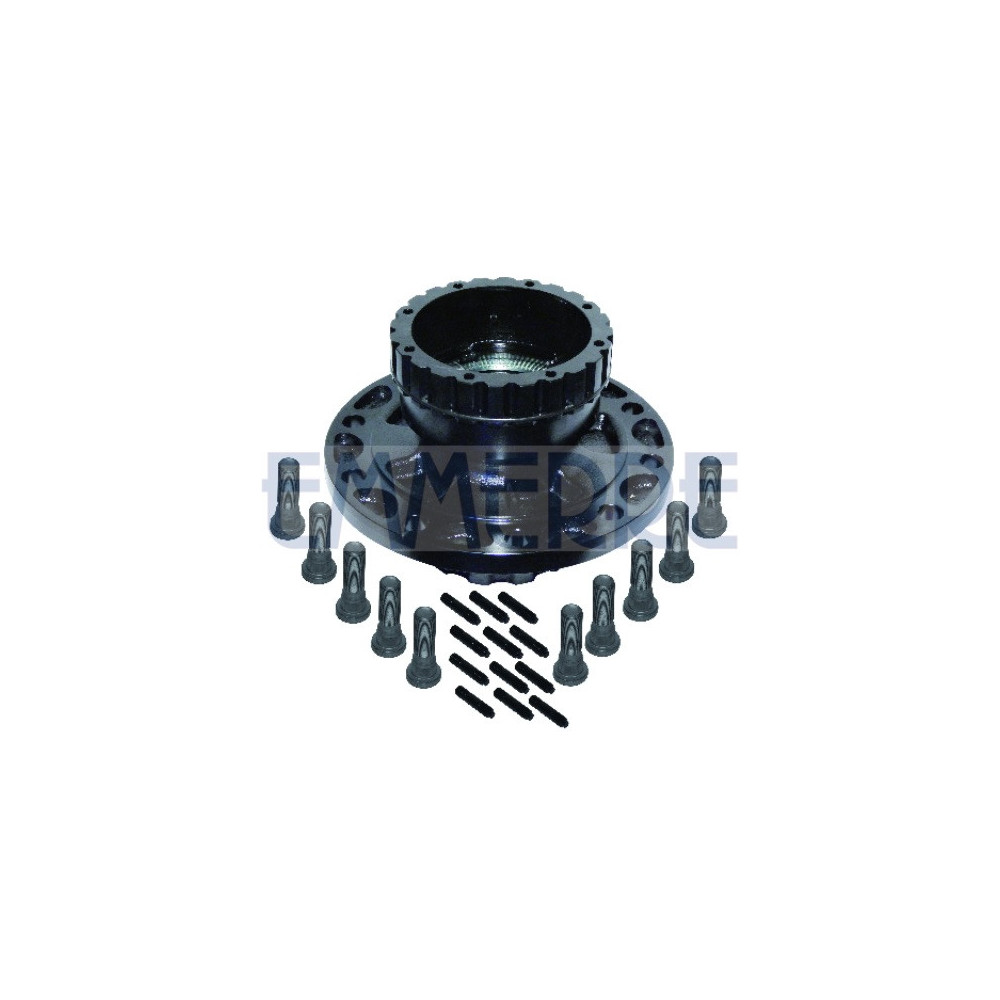 931431 - Rear Wheel Hub With Bearings, Abs And...