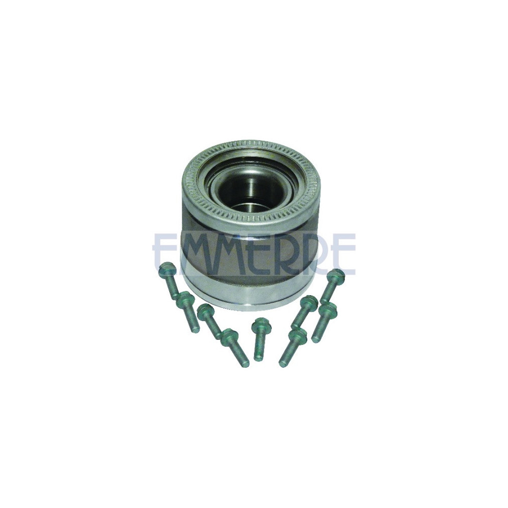 931831 - Front Wheel Hub With Bearings, Abs And...