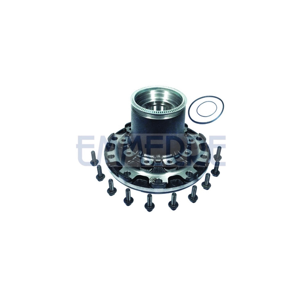 Wheel Hub With Bearing, Abs And Bolts