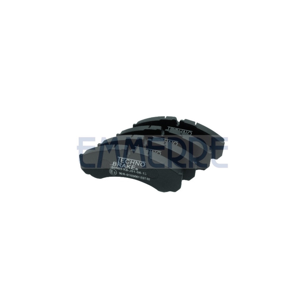 960503E3 - Set Of Brake Pads E3 Front And Rear...