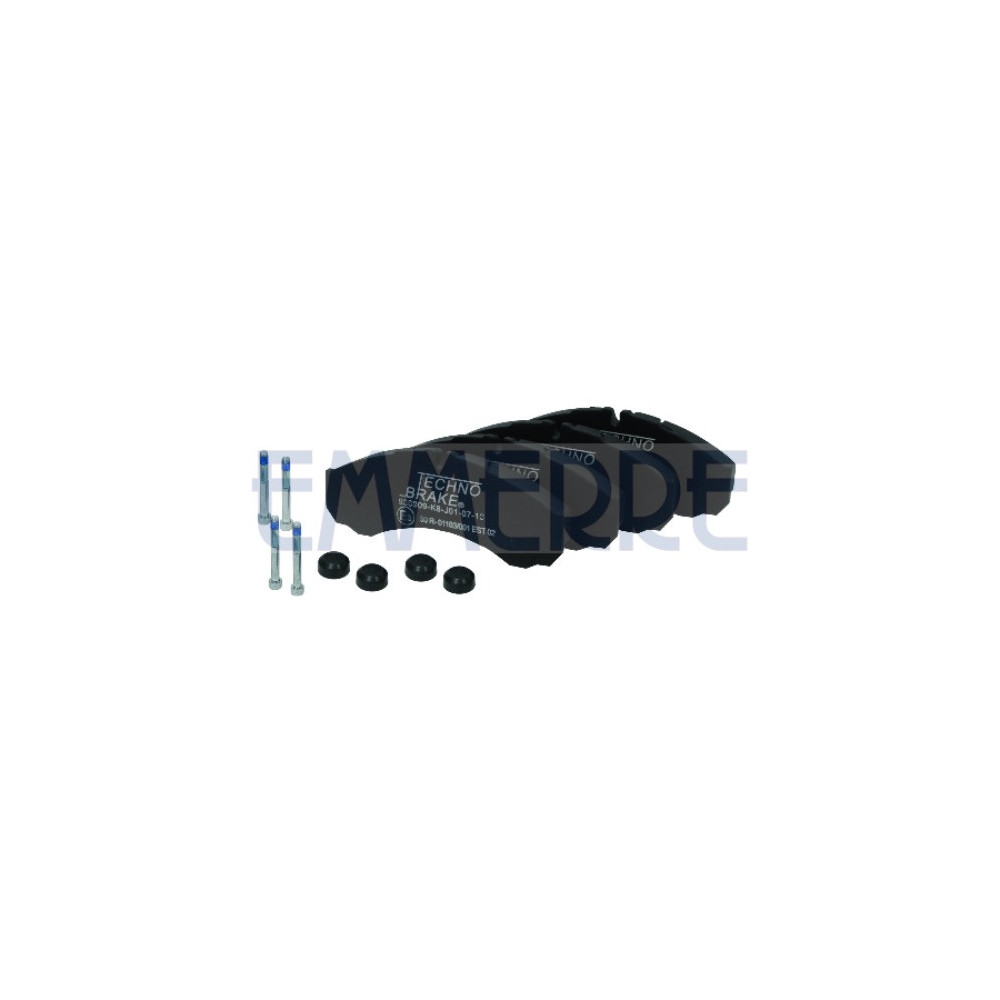 960909E3 - Set Of Brake Pads E3 Front And Rear...