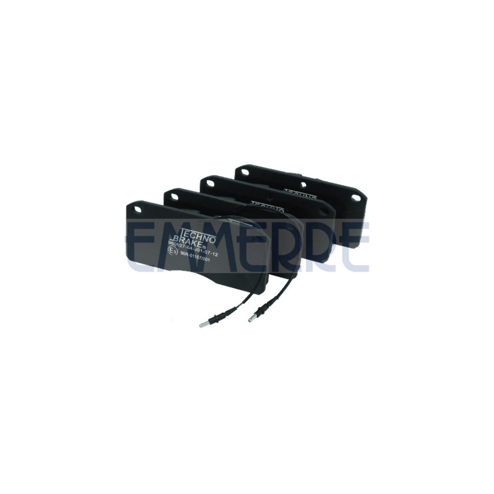 960927E3 - Set Of Brake Pads E3 Front And Rear...