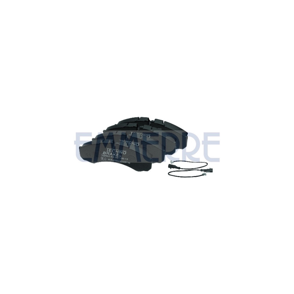 961075 - Set Of Brake Pads Front And Rear
