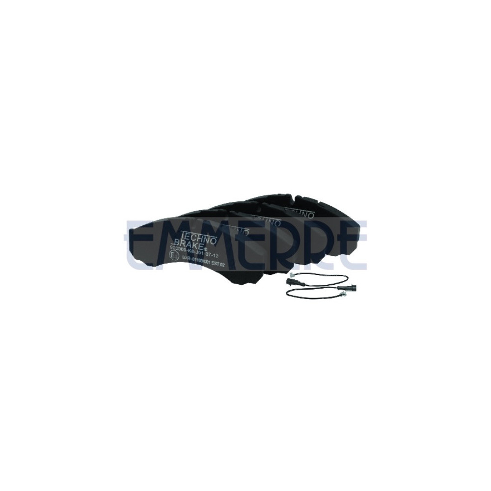 961083 - Set Of Brake Pads Front And Rear