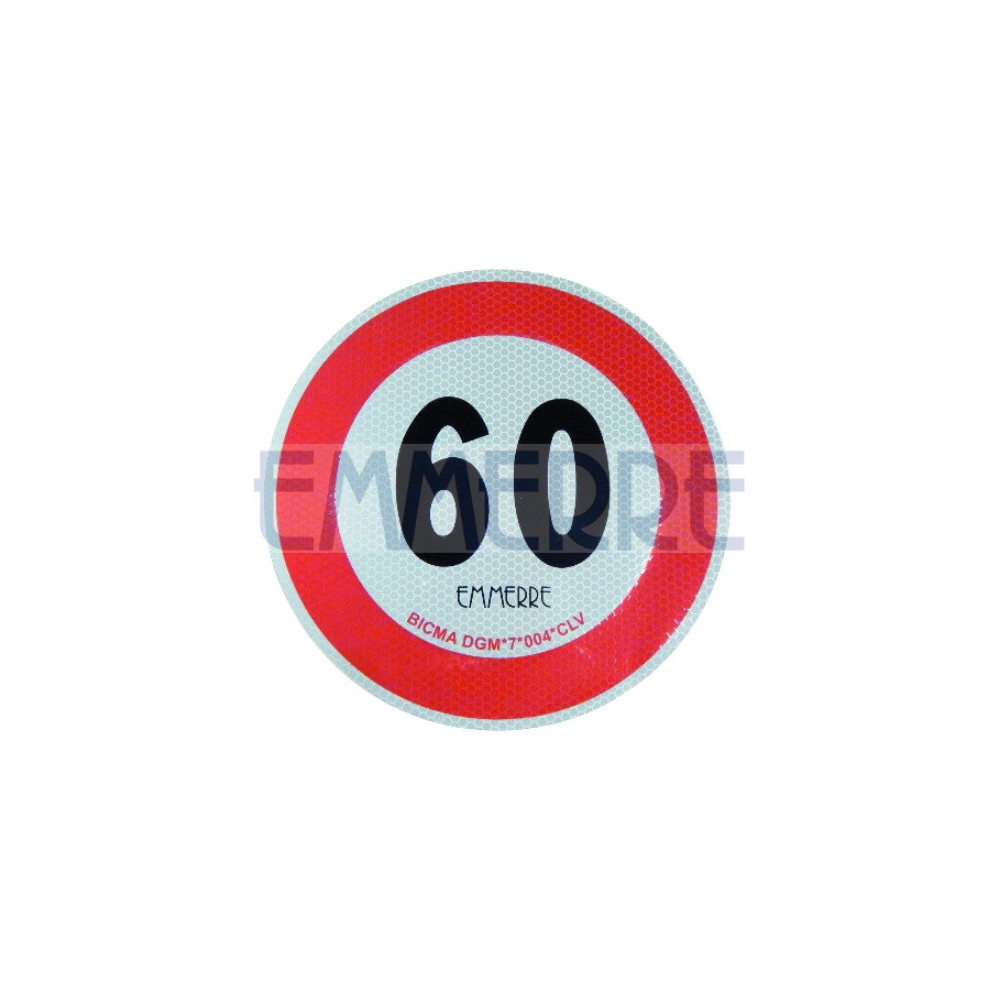 Adesive Film Speed Limit 60 Km/H
