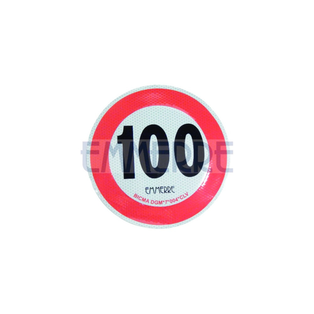 Adesive Film Speed Limit 100 Km/H