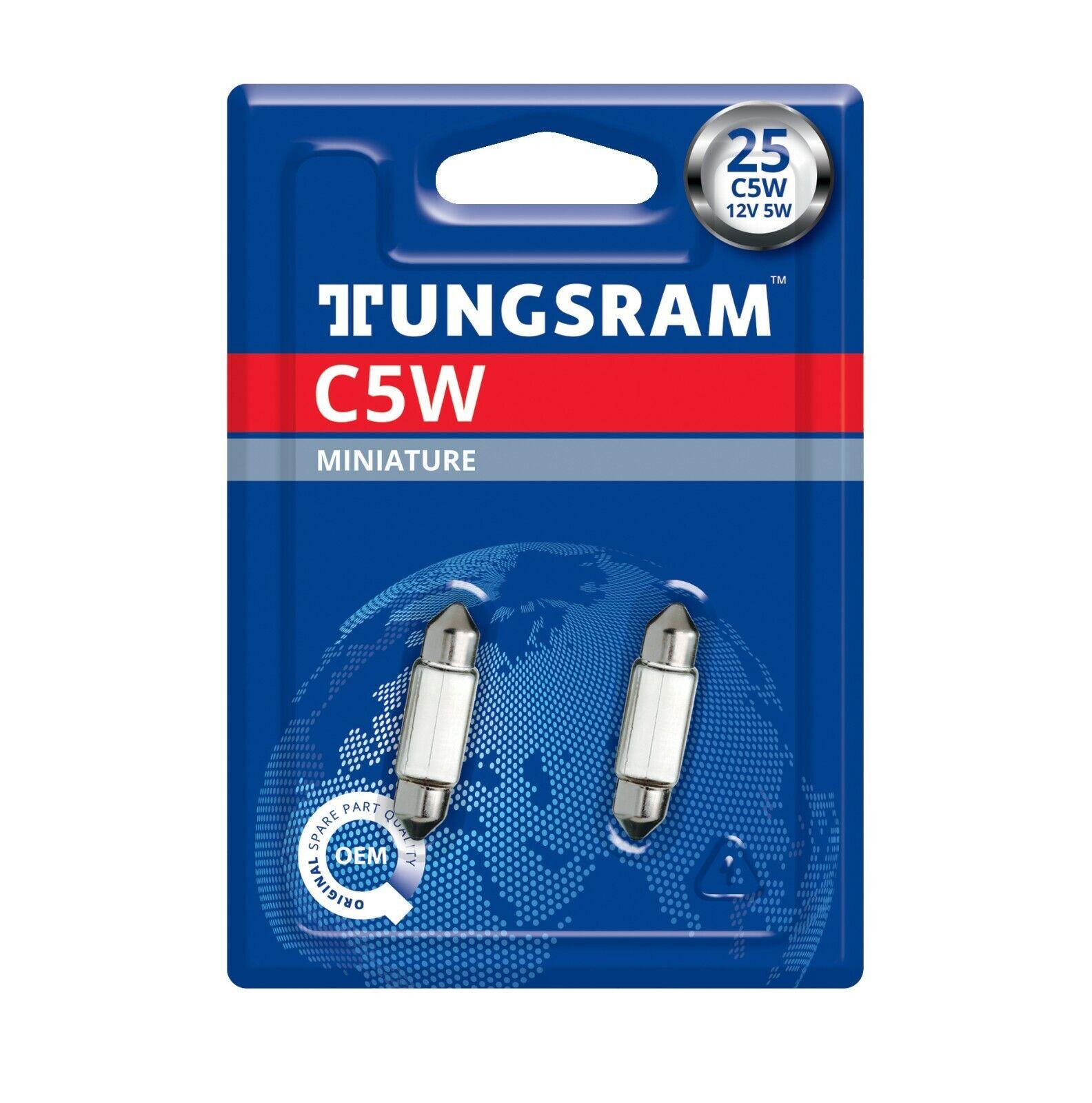 TUNGSRAM C5W 12V 5W SV8,5-8 soffitte Standard 2St. Blister TUNGSRAM C5W 12V 5W SV8,5-8 soffitte Standard 2St. Blister