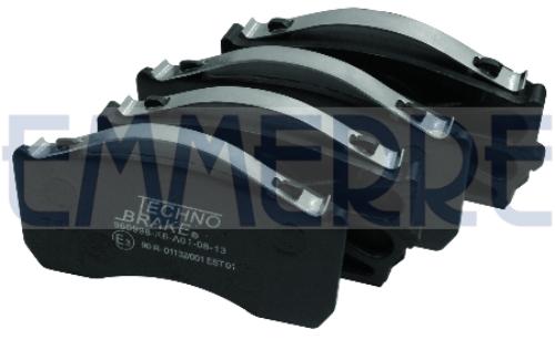 EMMERRE 960998E3 BREMSBELAEGESATZ E3 VORNE-HINTEN für MAN, MERCEDES, BPW