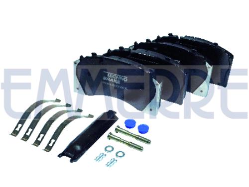 EMMERRE 970025 BREMSBELAEGESALTZ für BPW TSB4309, 29228, 0509290130, 0900061792