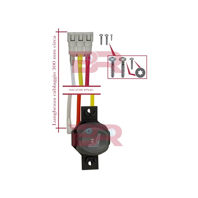 Botto Ricambi BRCA8395 Schalter Sitzverstellung Iveco 42538395