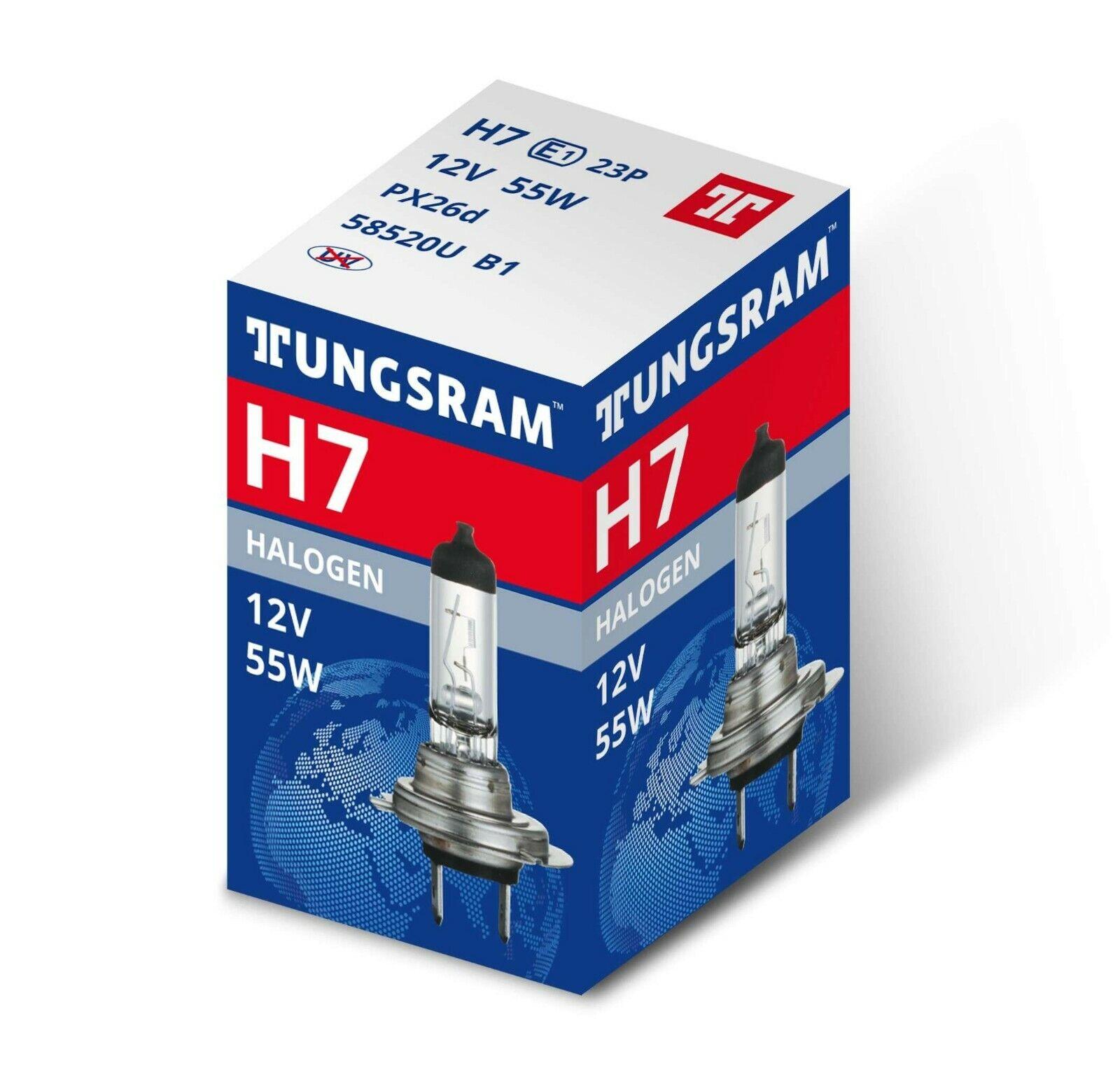 TUNGSRAM H7 12V 55W PX26d Standard extended lifetime erhöhte Lebensdauer 1st. TUNGSRAM H7 12V 55W PX26d Standard extended lifetime erhöhte Lebensdauer 1st.