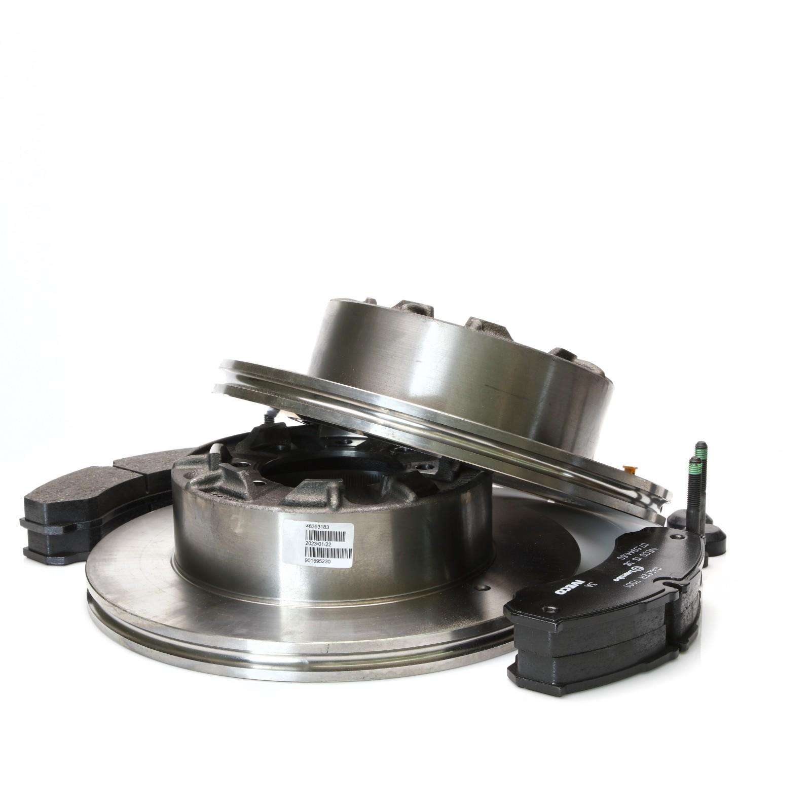 Original Iveco 500087123 Bremsensatz Set Kit hinten Daily 40C 50C Original Iveco 500087123 Bremsensatz Set Kit hinten Daily 40C 50C