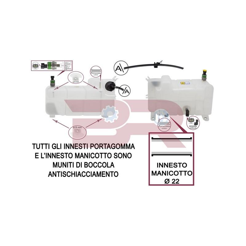 Botto Ricambi BRAC6545 Ausgleichsbehalter Iveco 504086545 Daily 98-06 Botto Ricambi BRAC6545 Ausgleichsbehalter Iveco 504086545 Daily 98-06