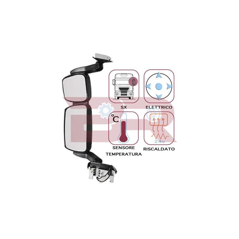 Botto Ricambi BRCA0538 Linker Rückspiegel Iveco 504150538