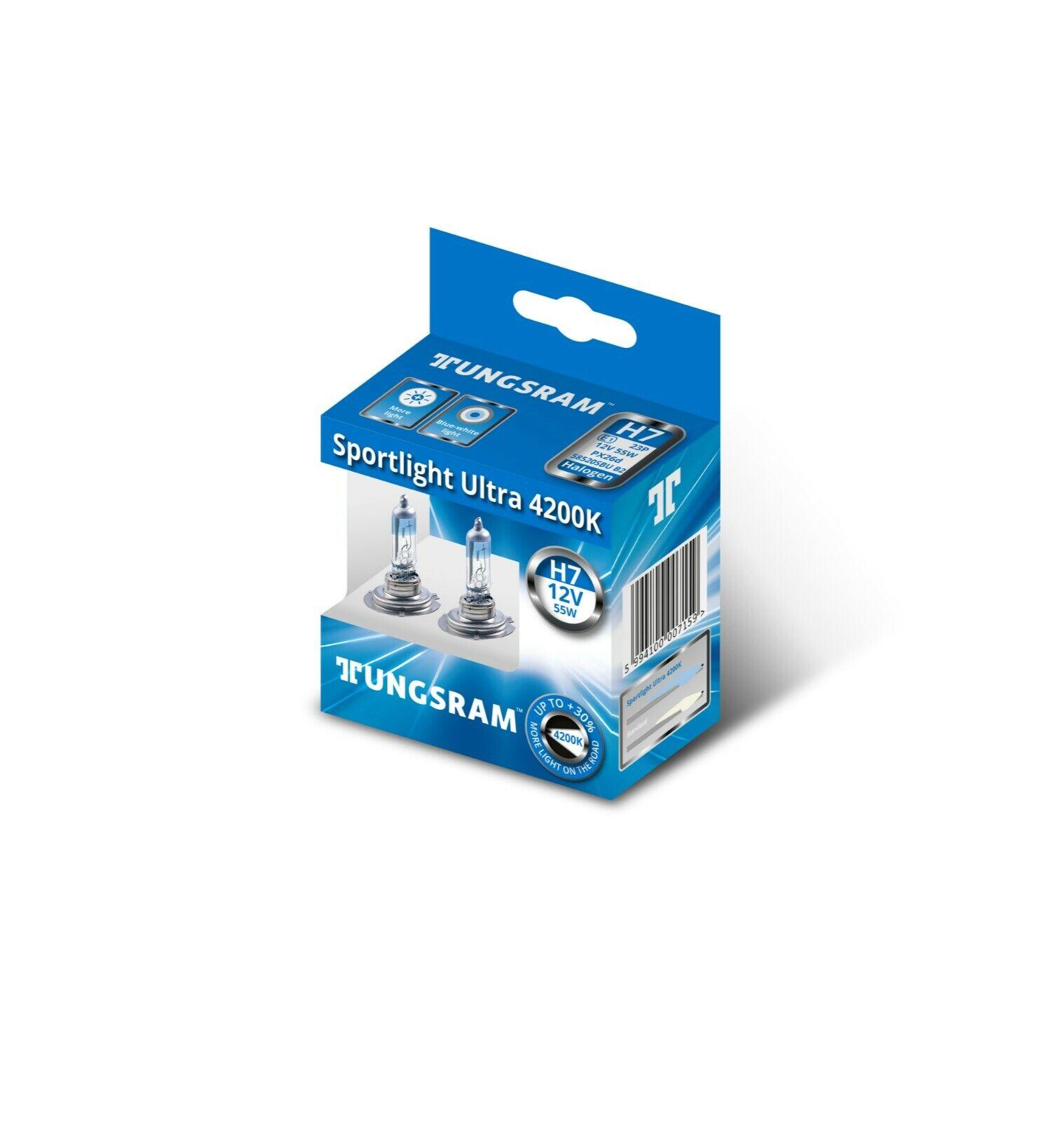 TUNGSRAM H7 12V 55W PX26d Sport Light ULTRA 4200K +30% 2St. Lampen