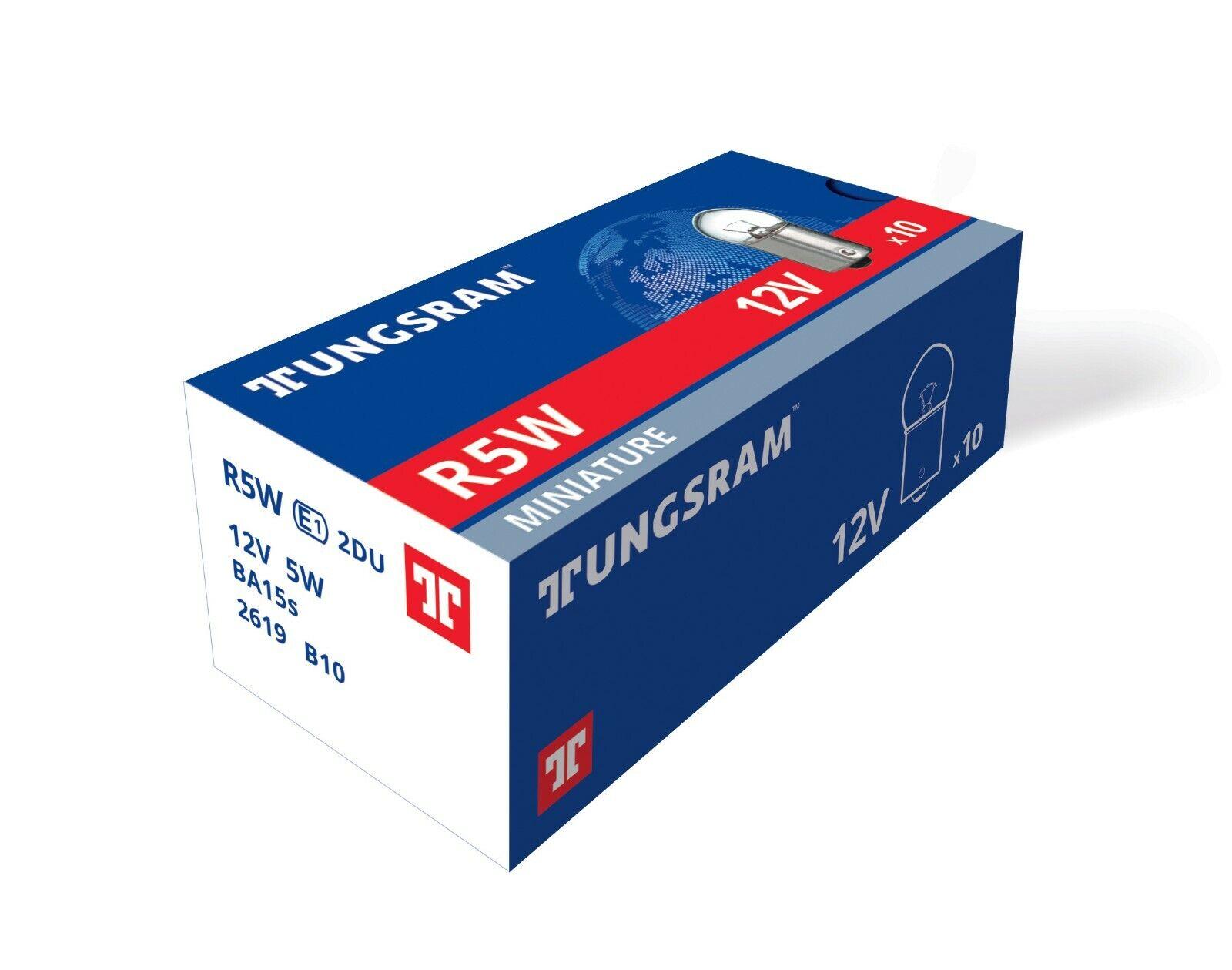TUNGSRAM R5W 12V 5W BA15s Standard 10 Stück Lampen TUNGSRAM R5W 12V 5W BA15s Standard 10 Stück Lampen