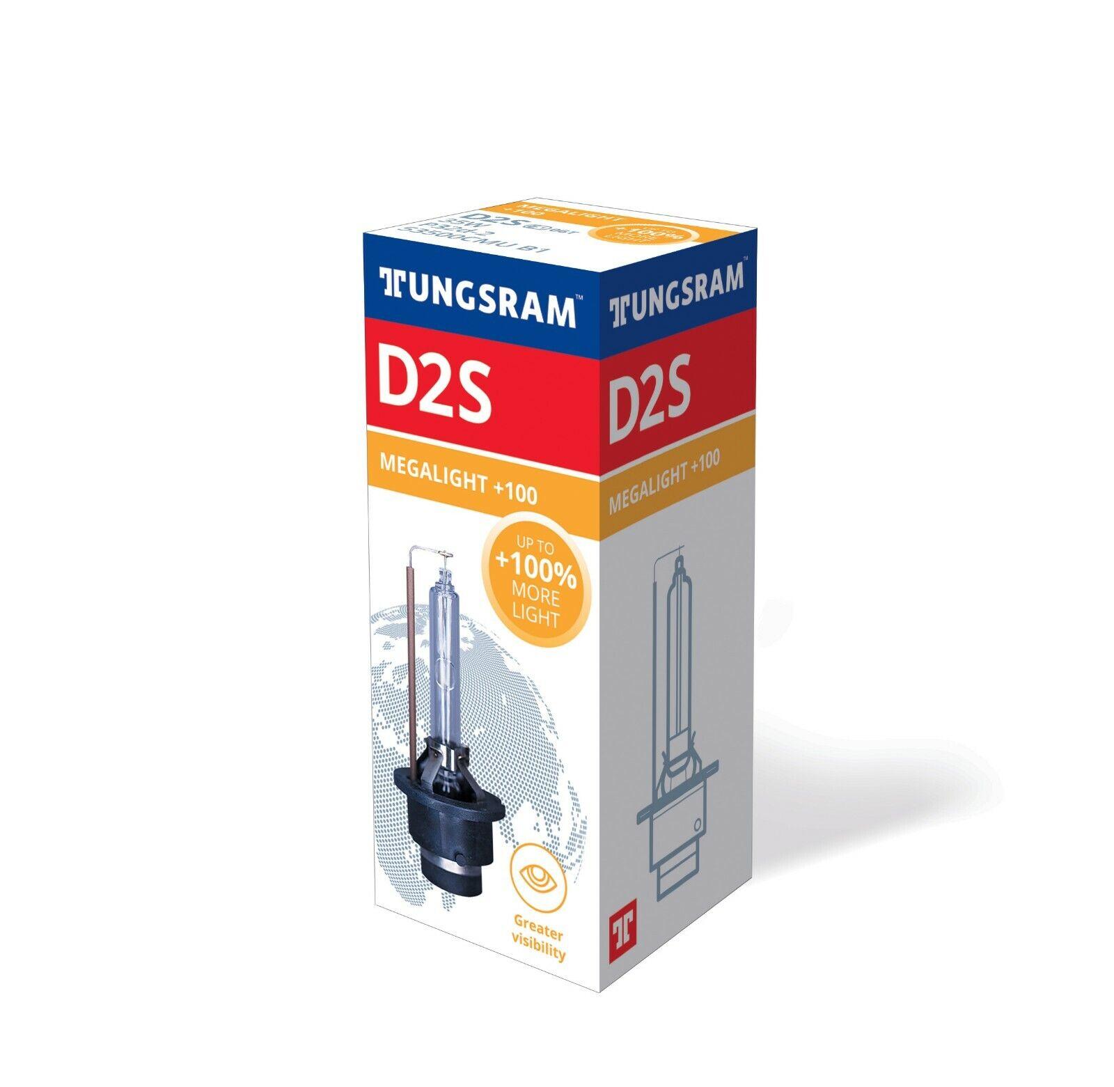 TUNGSRAM D2S 35W Megalight Xensation +100% mehr Licht Premium Xenon Brenner 1st.