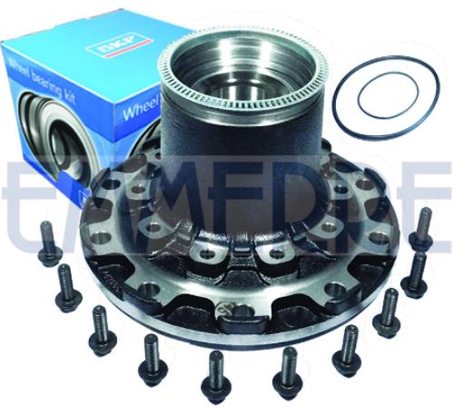 EMMERRE 931827 RADNABE MIT SKF LAGER, ABS UND SCHRAUBBOLZEN für MERCEDES-BENZ VT