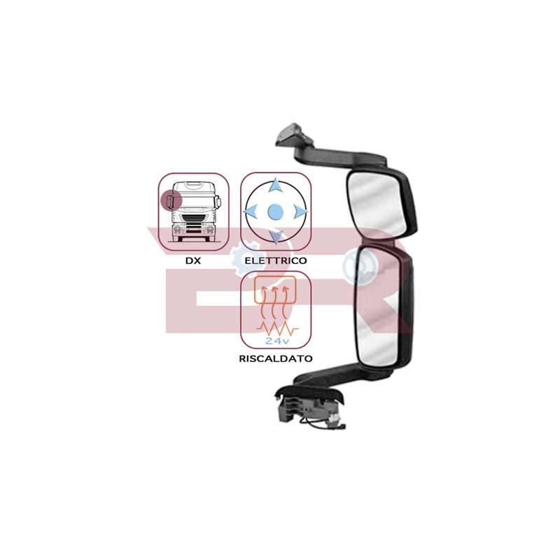 Botto Ricambi BRCA0539 Rechts Rückspiegel Iveco 504150539 Botto Ricambi BRCA0539 Rechts Rückspiegel Iveco 504150539