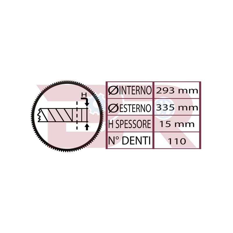 Botto Ricambi BRM2143 Zahnkranz, Flywheel Iveco 4602143 Botto Ricambi BRM2143 Zahnkranz, Flywheel Iveco 4602143