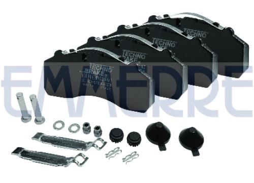 EMMERRE 960944 BREMSBELAEGESATZ VORNE-HINTEN