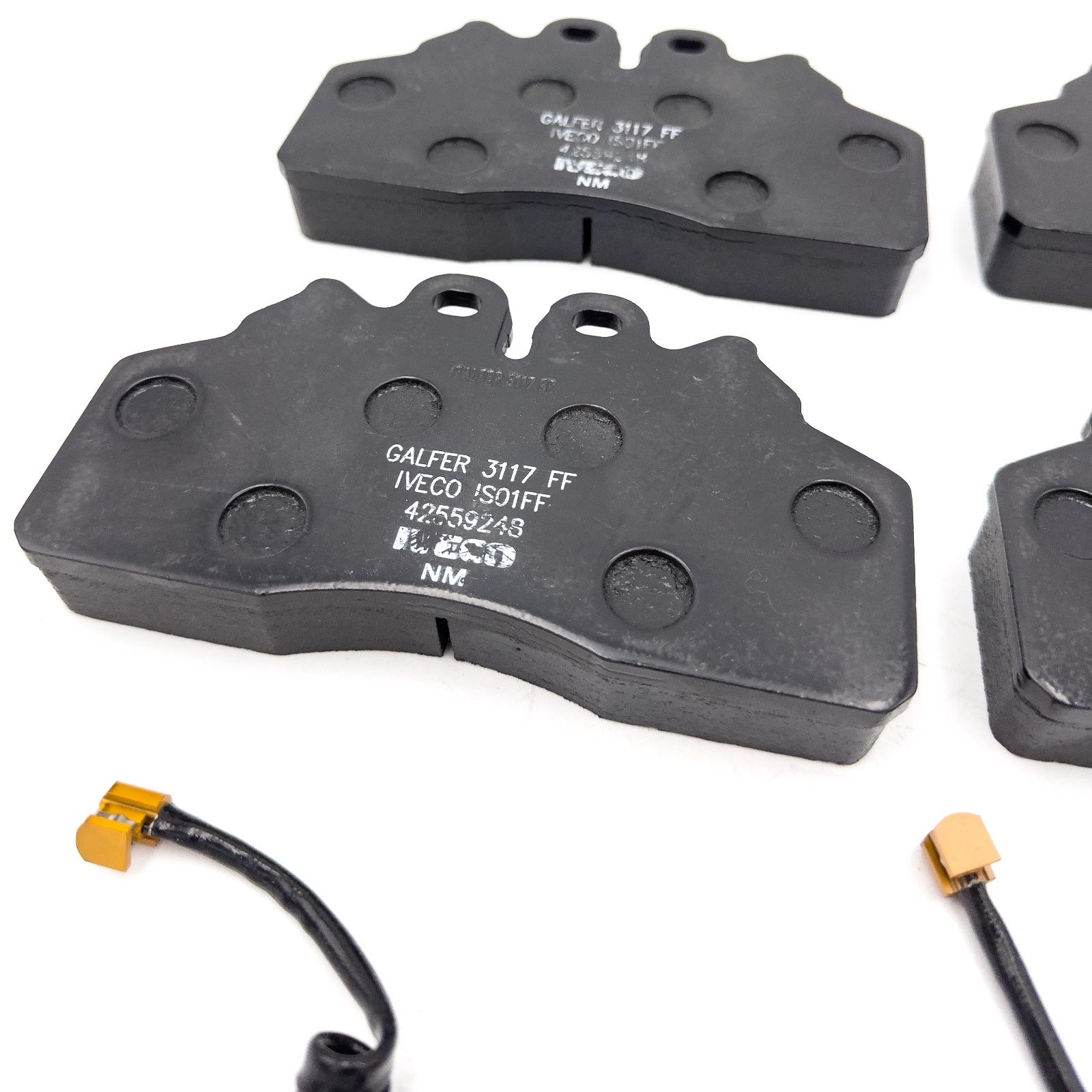 Original Iveco 500055654 Bremsbelagsatz Eurocargo I-V, Eurofire Original Iveco 500055654 Bremsbelagsatz Eurocargo I-V, Eurofire