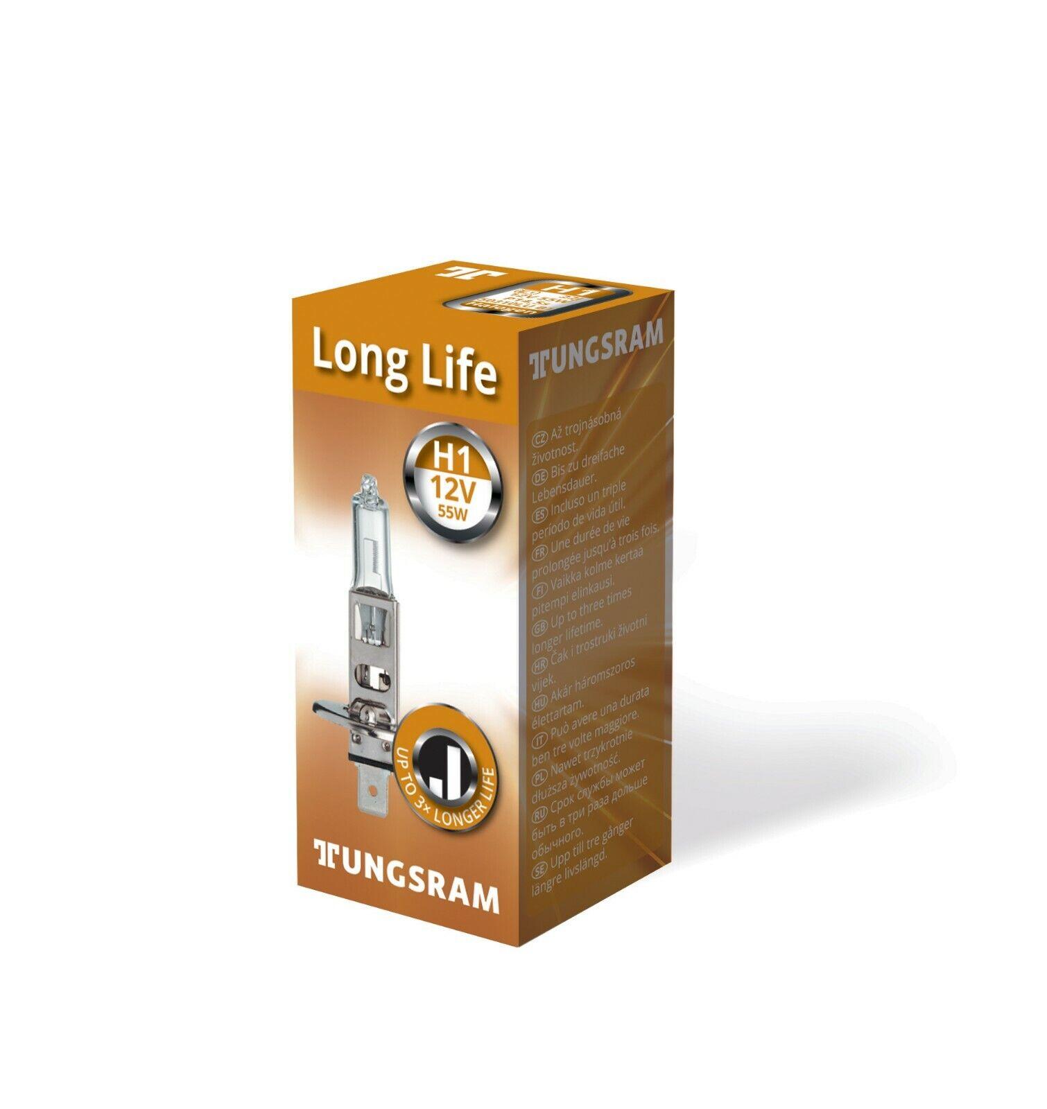 TUNGSRAM H1 12V 55W P14,5s Long Life 1St. Lampe TUNGSRAM H1 12V 55W P14,5s Long Life 1St. Lampe