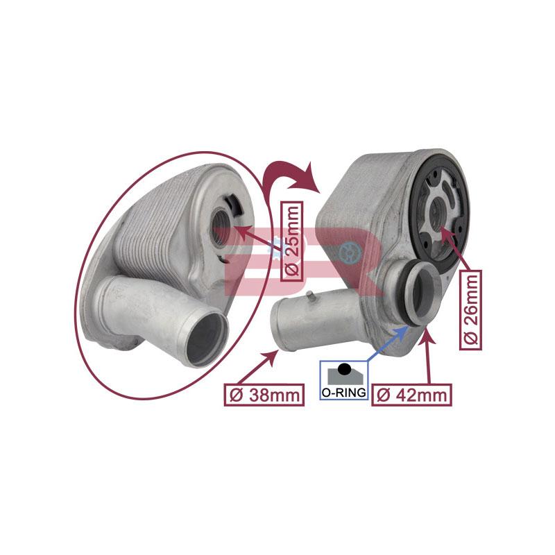 Botto Ricambi BRM0223 Wärmetauscher Iveco 5801630223 Botto Ricambi BRM0223 Wärmetauscher Iveco 5801630223