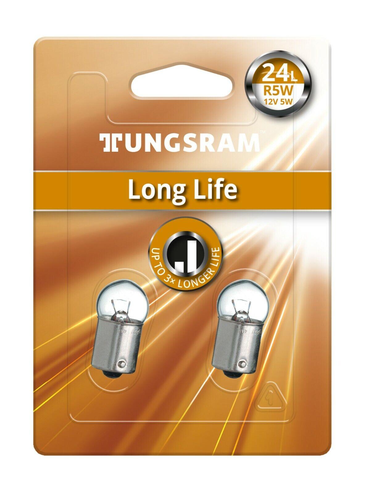 TUNGSRAM R5W 12V 5W BA15s Long Life 2St. Blister Lampen TUNGSRAM R5W 12V 5W BA15s Long Life 2St. Blister Lampen