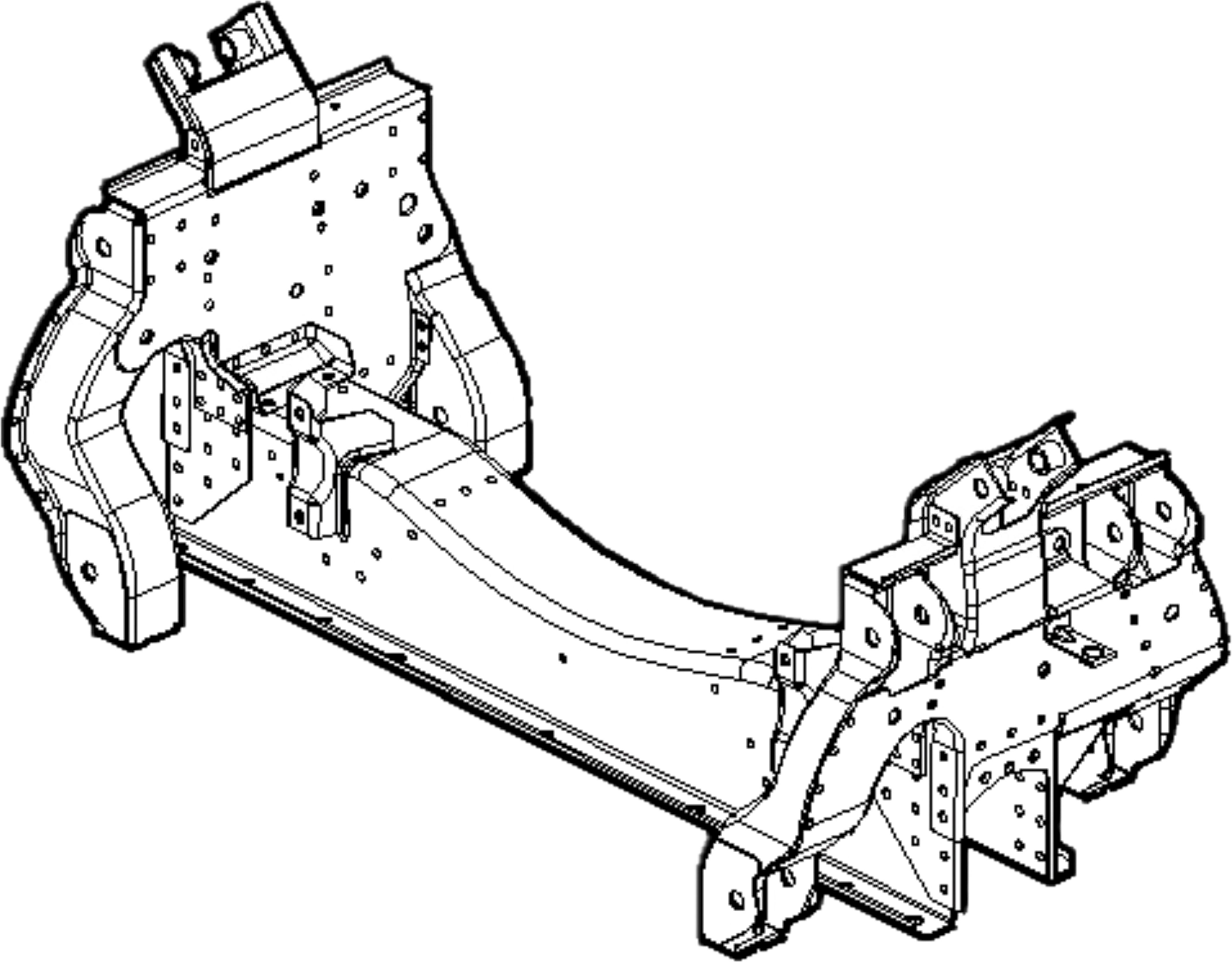 Original Iveco 504260932 Vorderachse Achsträger Daily 35S/C III IV V 1999 - 2014