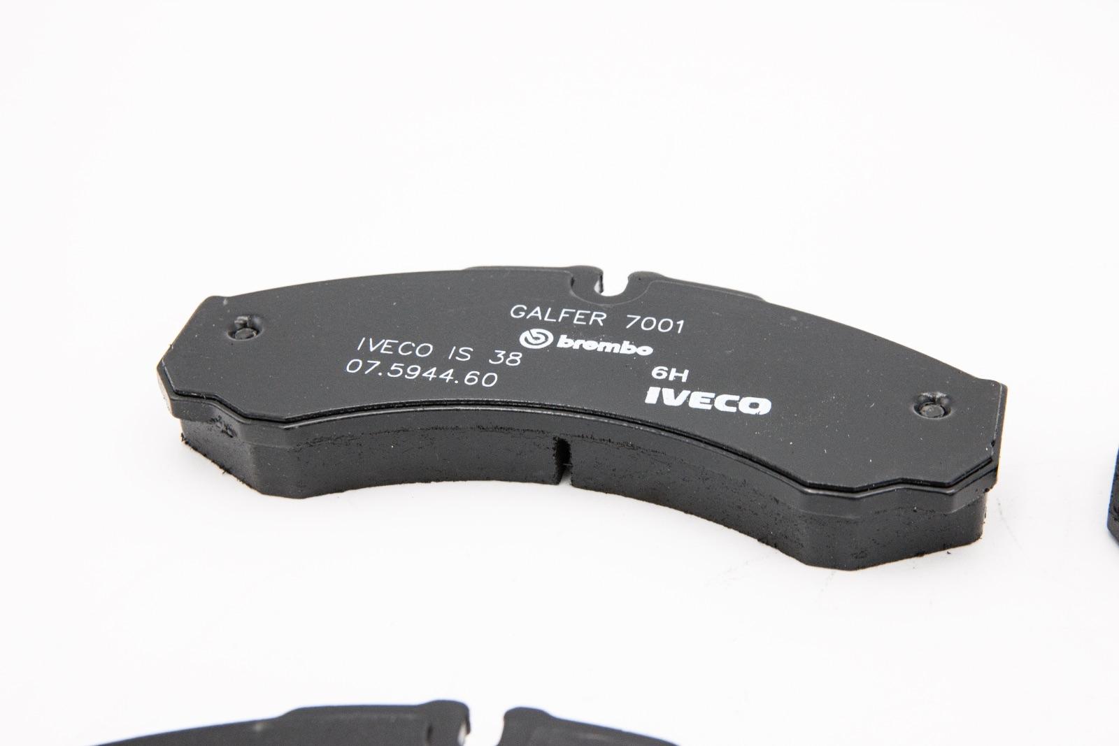 Original Iveco 2996535 BRAKE PAD SET Original Iveco 2996535 BRAKE PAD SET