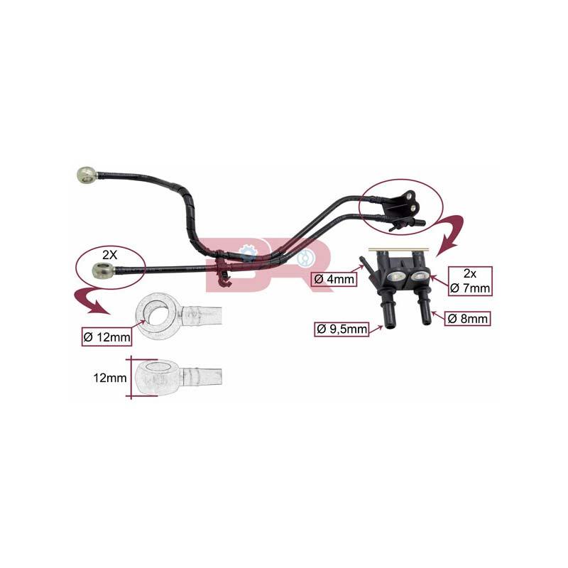 Botto Ricambi BRM5110 Brennbare Leitungen Iveco 504375110 Botto Ricambi BRM5110 Brennbare Leitungen Iveco 504375110