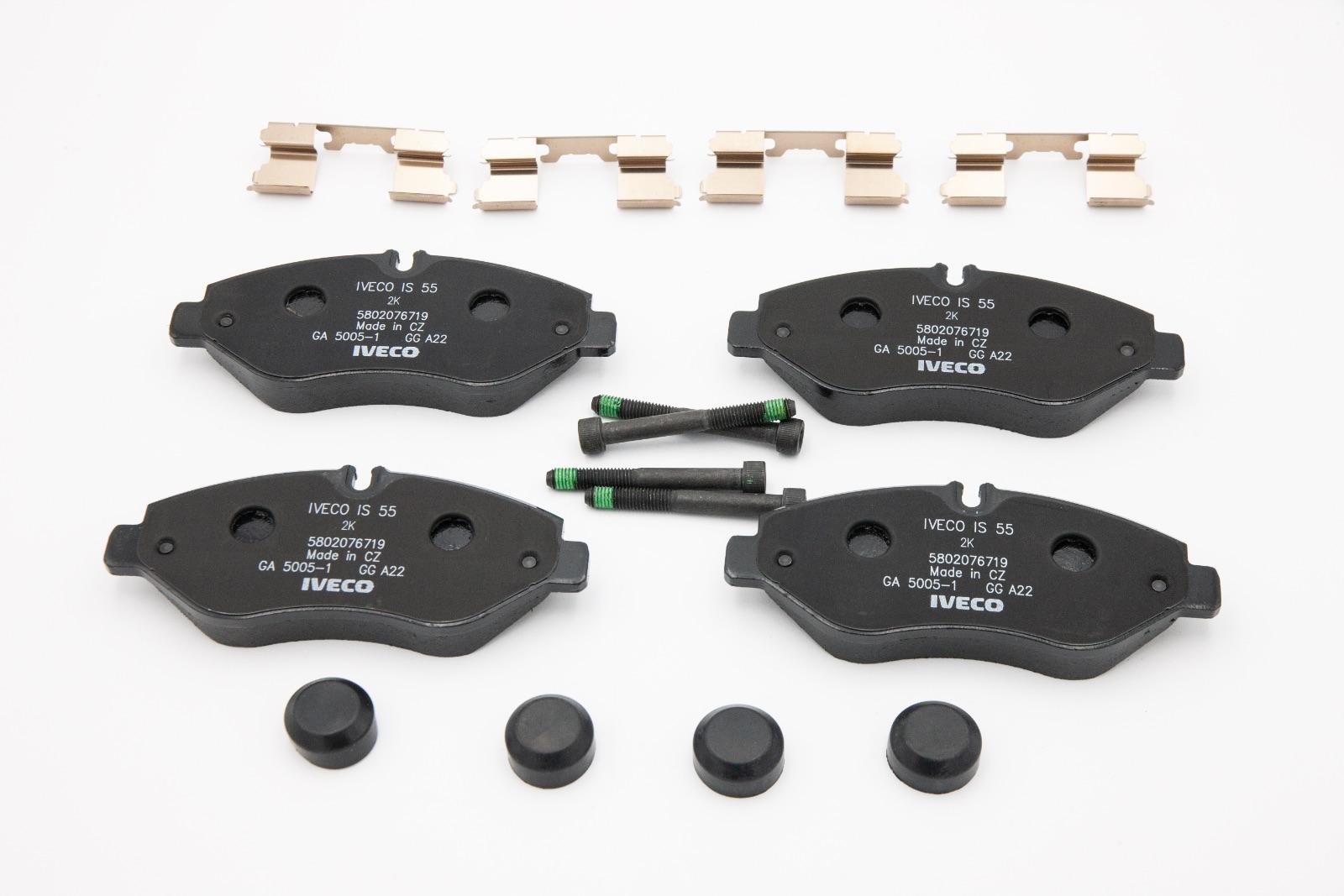 Original Iveco 42576975 Bremsbelagsatz, Scheibenbremse vorne Daily ab 2006 Original Iveco 42576975 Bremsbelagsatz, Scheibenbremse vorne Daily ab 2006