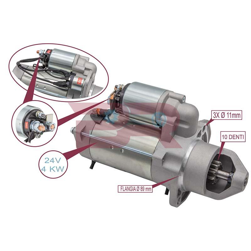 Botto Ricambi BREL2338 Anlasser, Motor Iveco 4892338