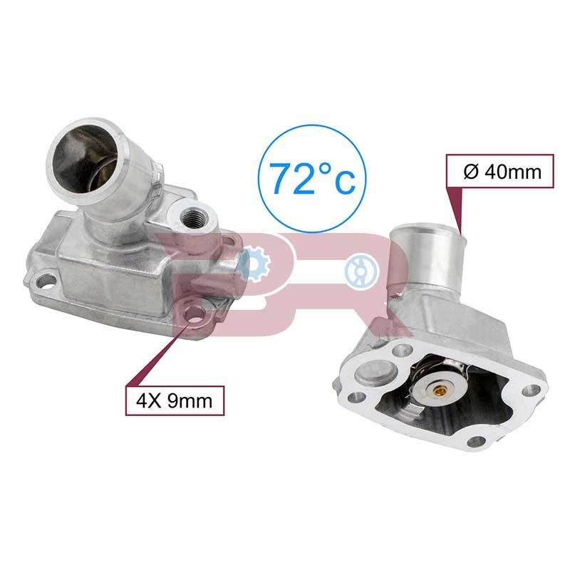 Botto Ricambi BRAC4365 Thermostat Iveco 504084365