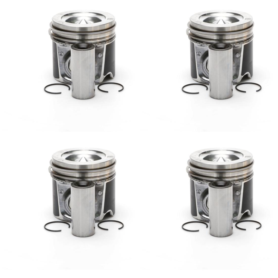 4x Original Iveco 500086169 Kolben, Standardgröße Daily 2.3 E6 ab 2016, Ducato