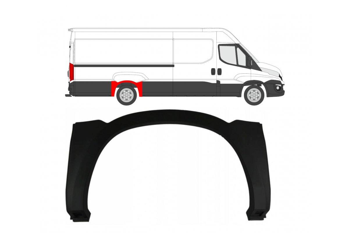 Original Iveco 5801530202 Schutzleiste Radkasten hinten Daily ab 2014