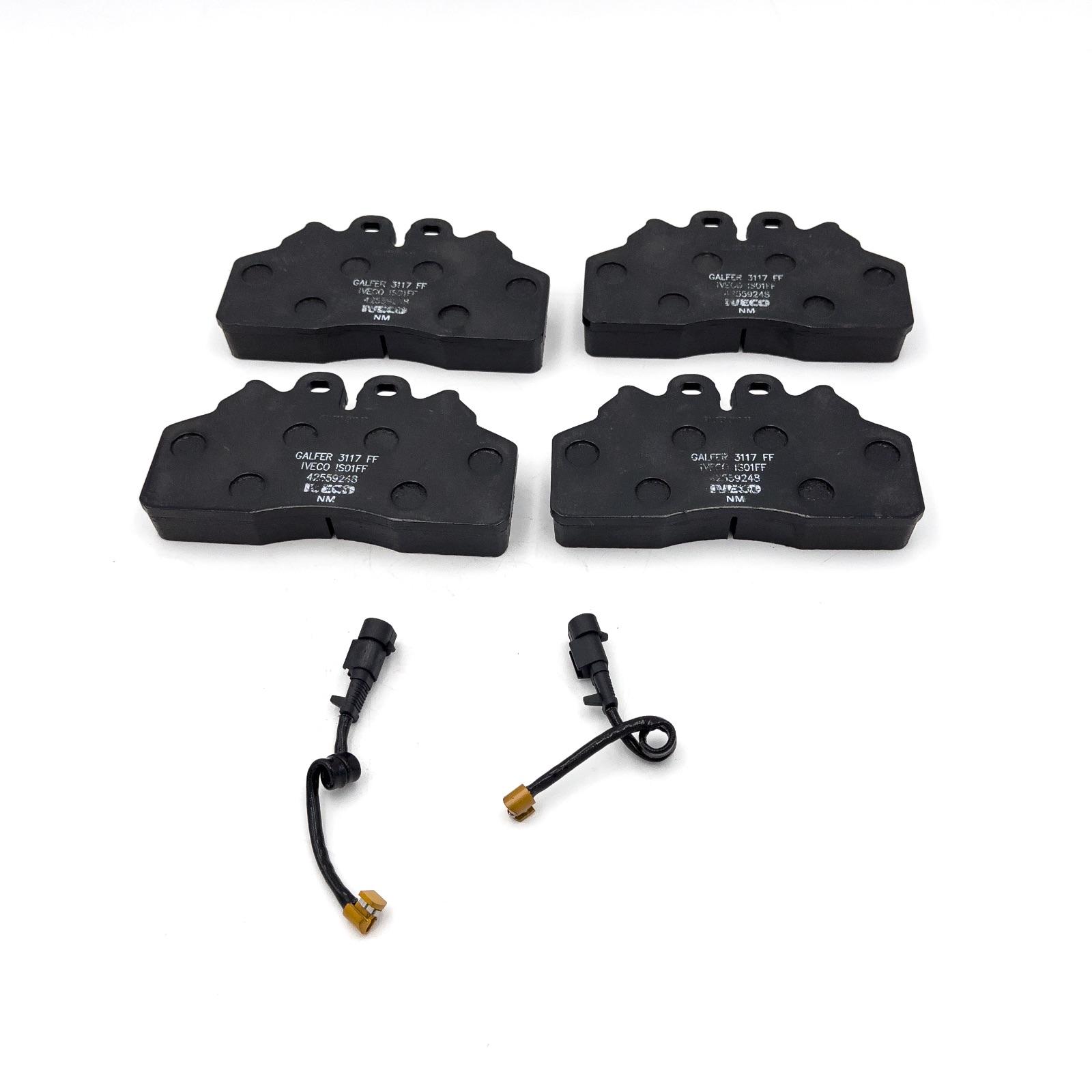 Original Iveco 500055654 Bremsbelagsatz Eurocargo I-V, Eurofire Original Iveco 500055654 Bremsbelagsatz Eurocargo I-V, Eurofire