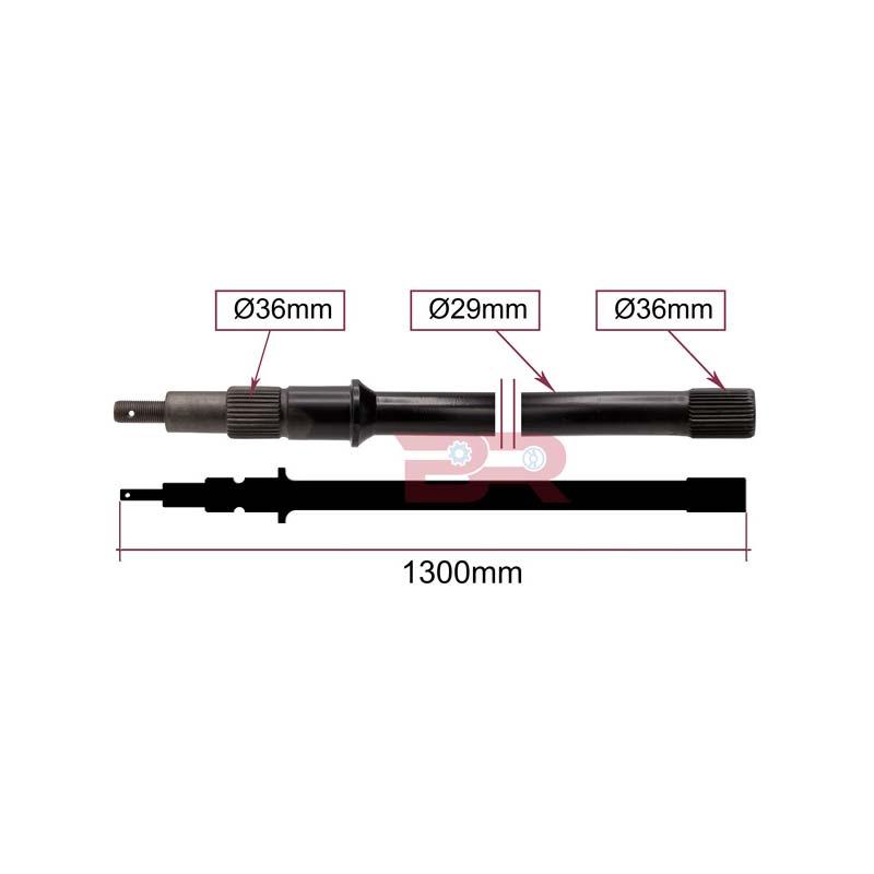 Botto Ricambi BRS2734 Torsionstab Dx D.29 Mm Iveco 93812734 Botto Ricambi BRS2734 Torsionstab Dx D.29 Mm Iveco 93812734