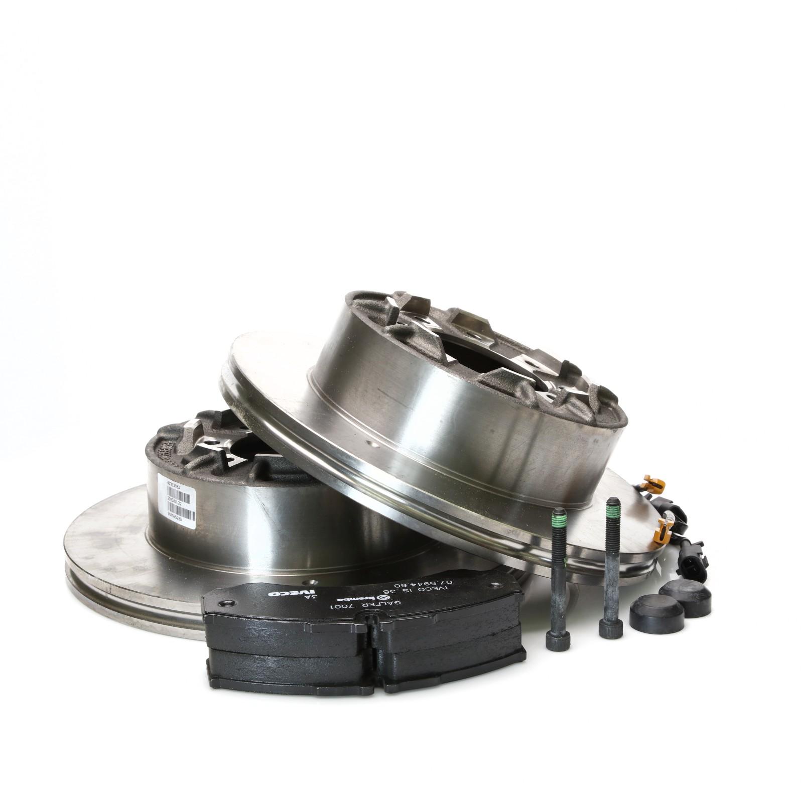 Original Iveco 500087123 Bremsensatz Set Kit hinten Daily 40C 50C