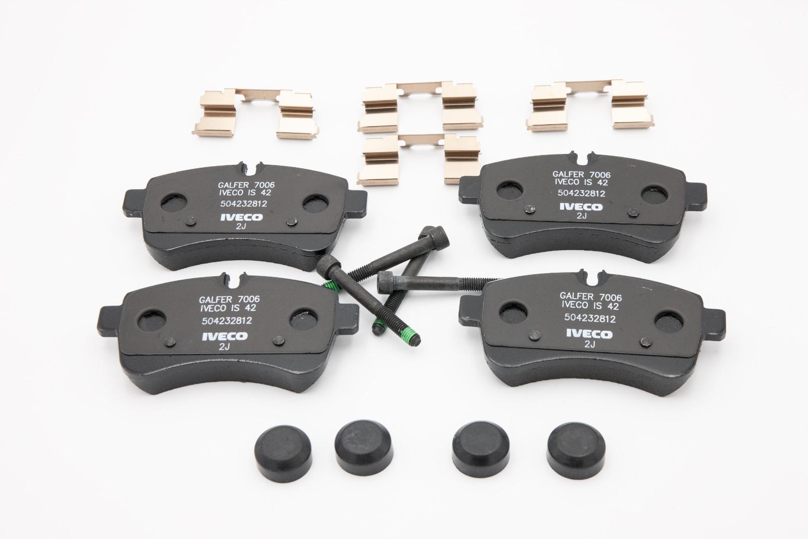 Original Iveco 5949768175 Bremsbeläge hinten Daily 35C ab 2006 Original Iveco 5949768175 Bremsbeläge hinten Daily 35C ab 2006