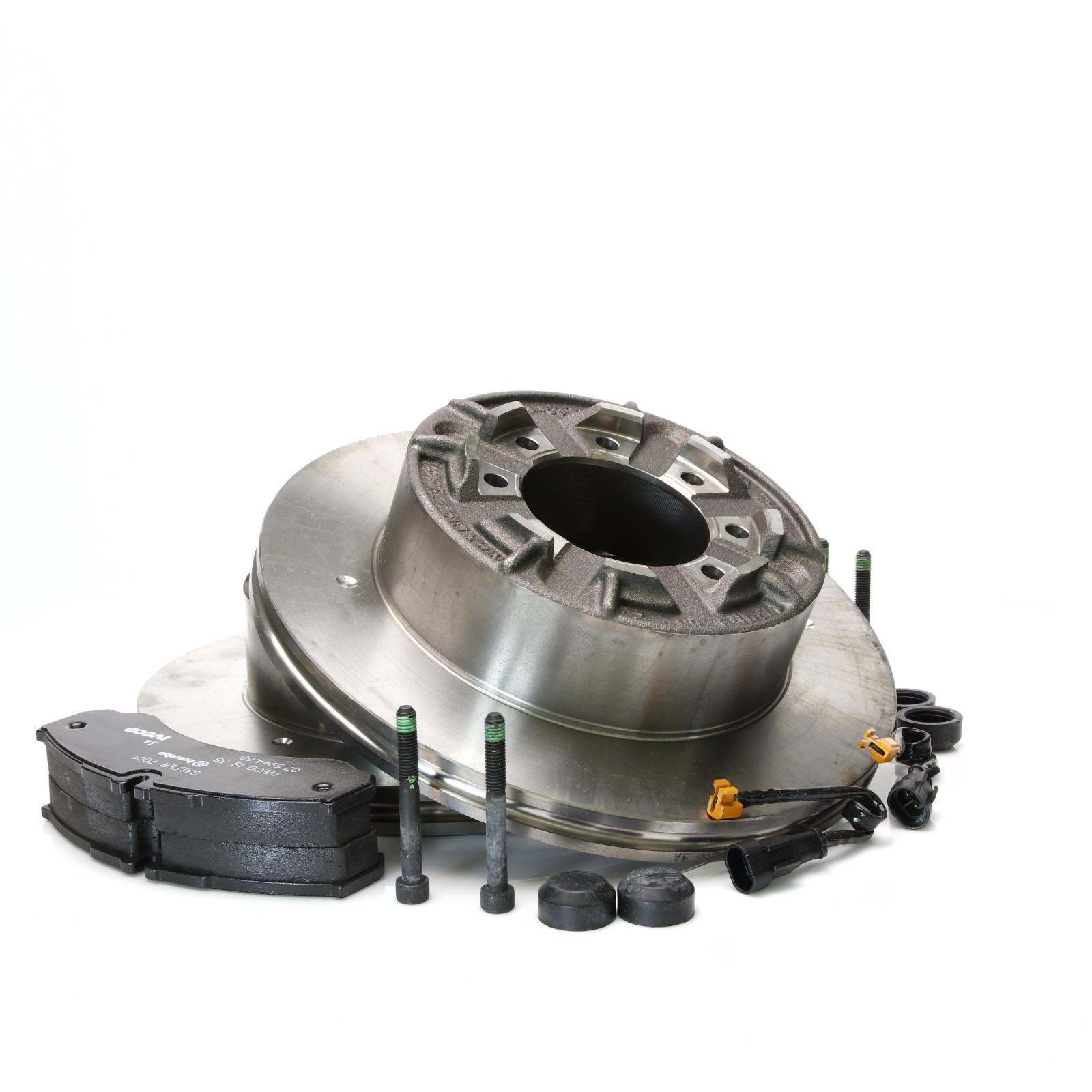 Original Iveco 500087123 Bremsensatz Set Kit hinten Daily 40C 50C Original Iveco 500087123 Bremsensatz Set Kit hinten Daily 40C 50C